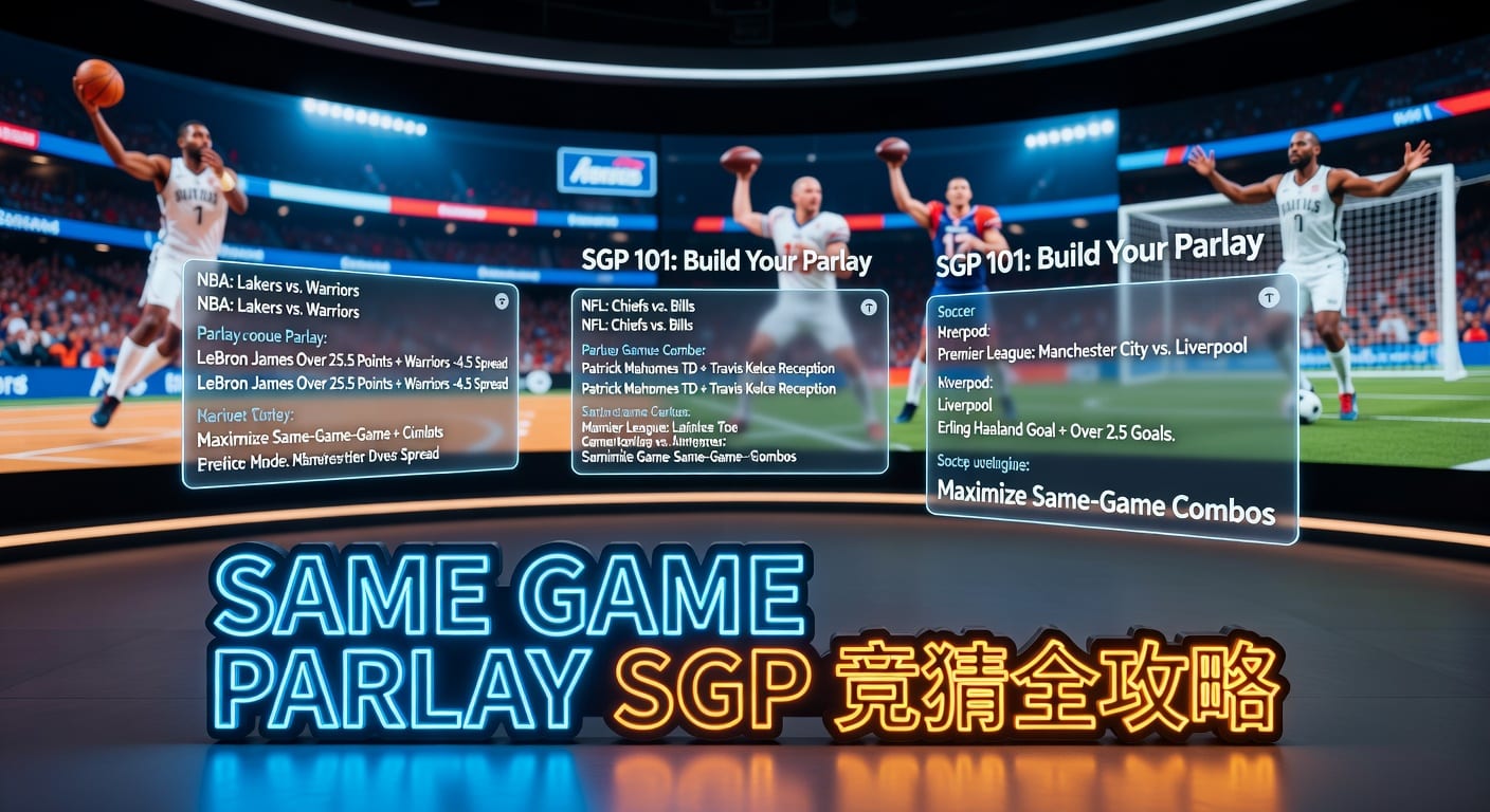 Same Game Parlay SGP 投注指南：高手策略+避坑技巧