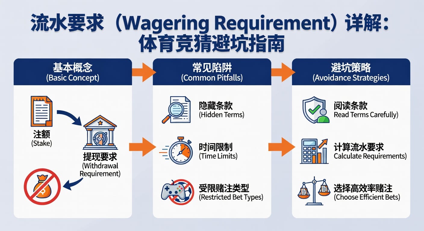 流水要求 sports wagering requirement详解2026避坑