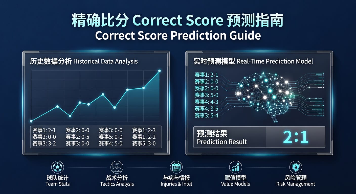 精确比分 correct score：投注技巧与思路解析